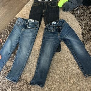 3 pairs of boys jeans
